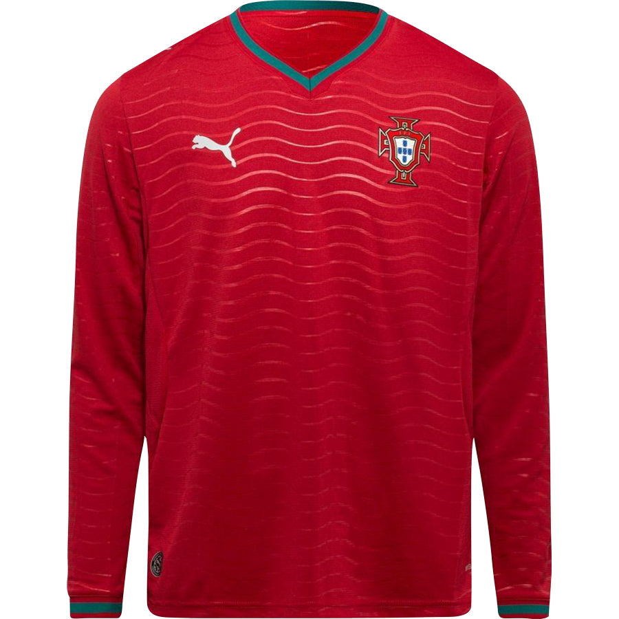 Portugal World Cup 2026 Home Long Sleeve Jersey Adults