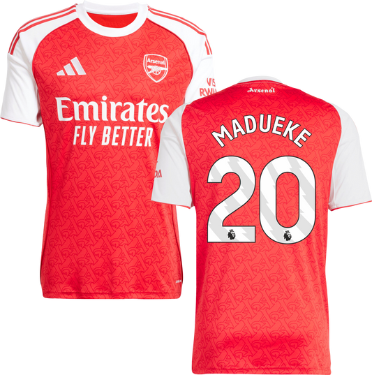 Arsenal Home Jersey #20 MADUEKE 2025/26 Adults-Footzilla