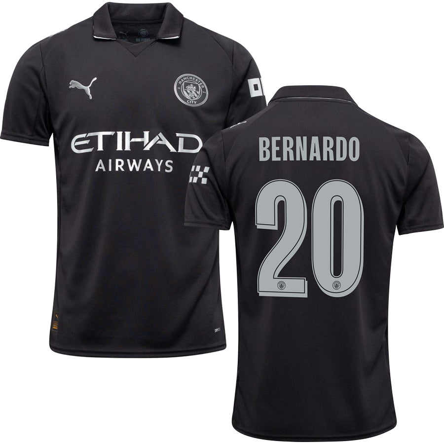 Manchester City Away #20 BERNARDO Jersey 2025/26 Adults-Footzilla