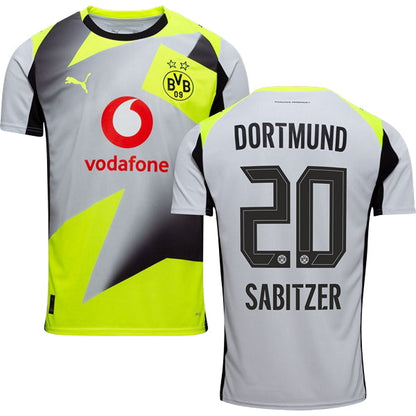 Borussia Dortmund Away Jersey 2025/26 Adults-Footzilla