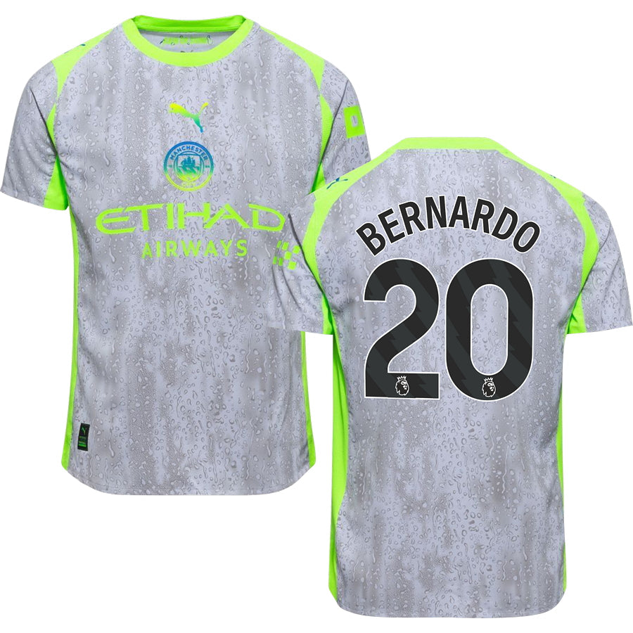 Manchester City #20 BERNARDO Third Jersey 2025/26 Adults-Footzilla