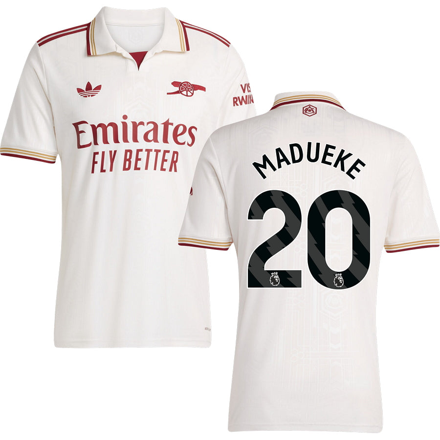 Arsenal Third Jersey #20 MADUEKE 2025/26 Adults-Footzilla