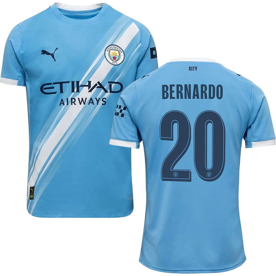 Manchester City Home #20 BERNARDO Jersey 2025/26 Adults-Footzilla