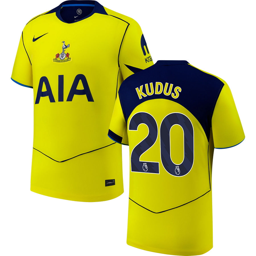 Tottenham Hotspur FC Third Jersey 2025/26 Adults-Footzilla