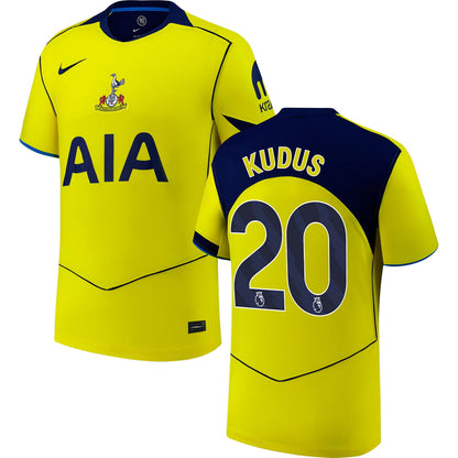 Tottenham Hotspur FC Third Jersey 2025/26 Adults-Footzilla