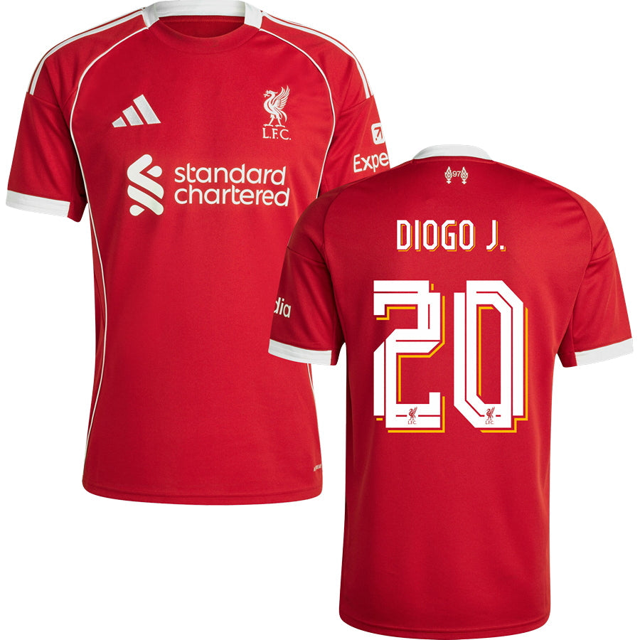 Liverpool Home Jersey 2025/26 Adults-Footzilla
