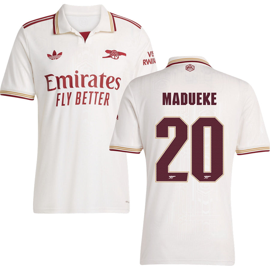 Arsenal Third Jersey #20 MADUEKE 2025/26 Adults-Footzilla