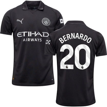 Manchester City Away #20 BERNARDO Jersey 2025/26 Adults-Footzilla