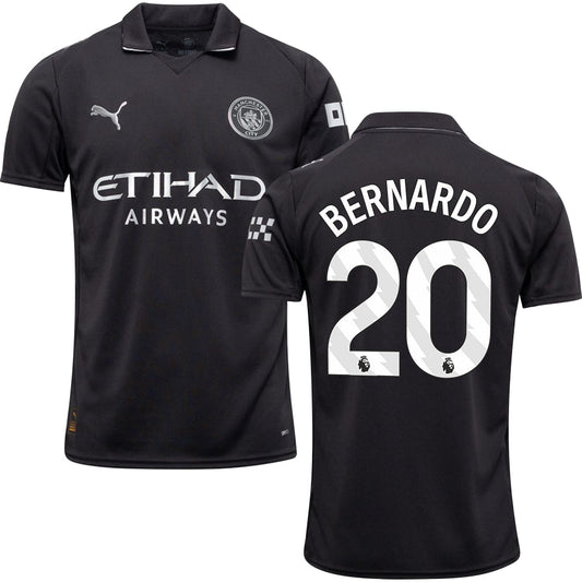 Manchester City Away #20 BERNARDO Jersey 2025/26 Adults-Footzilla