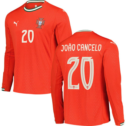 Portugal Home Long Sleeve Jersey 2025 Adults-Footzilla