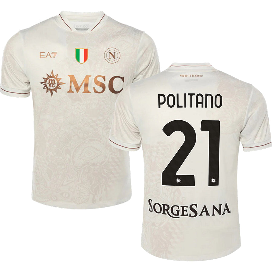 Napoli SSC Away Jersey 25/26 Adults-Footzilla