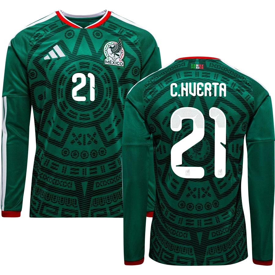 Mexico World Cup 2026 Home Long Sleeve Jersey Adults
