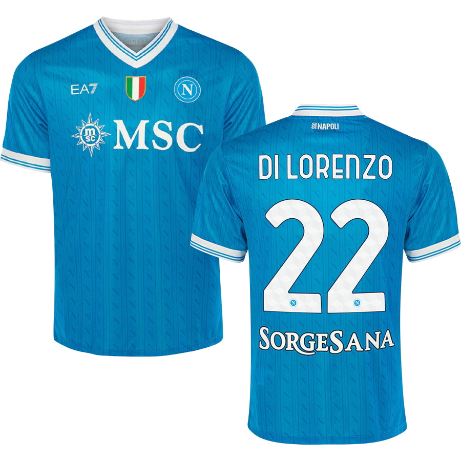 Napoli SSC Home Jersey 25/26 Adults-Footzilla