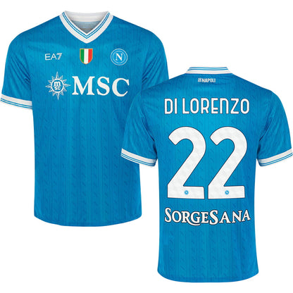 Napoli SSC Home Jersey 25/26 Adults-Footzilla