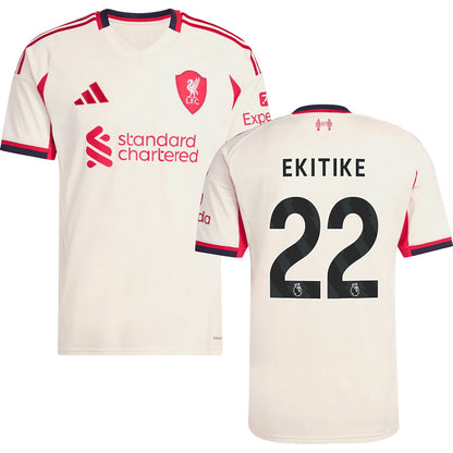 Liverpool Away #22 EKITIKE Jersey 2025/26 Adults-Footzilla
