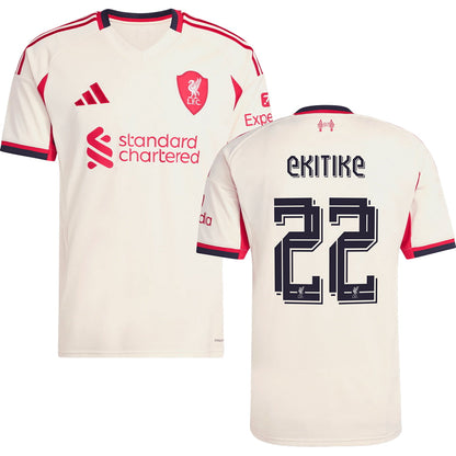 Liverpool Away #22 EKITIKE Jersey 2025/26 Adults-Footzilla