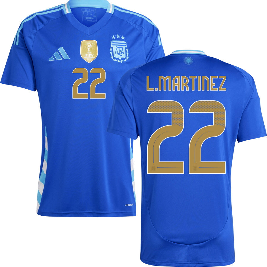 Argentina Away Stadium Jersey 2024 Men`s COPA AMERICA-Footzilla