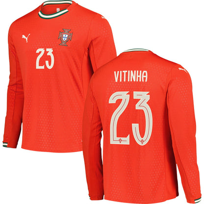 Portugal Home Long Sleeve Jersey 2025 Adults-Footzilla