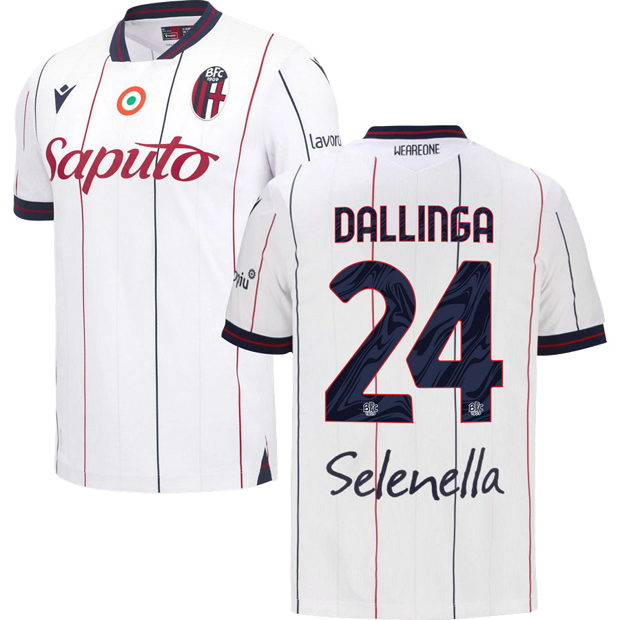 Bologna FC Away Jersey 2025/26 Adults-Footzilla