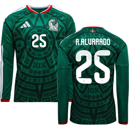 Mexico World Cup 2026 Home Long Sleeve Jersey Adults