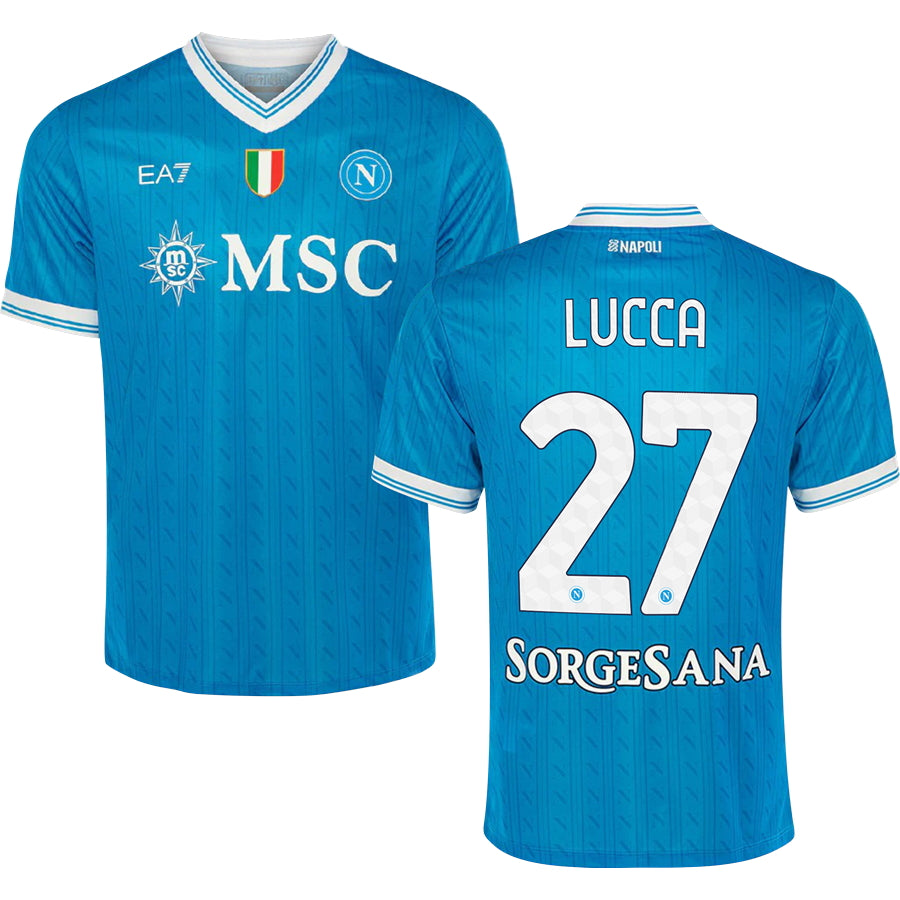 Napoli SSC Home Jersey 25/26 Adults-Footzilla
