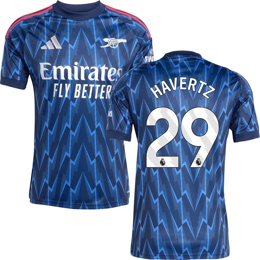 Arsenal Away Jersey Stadium 2025/26 Adults-Footzilla