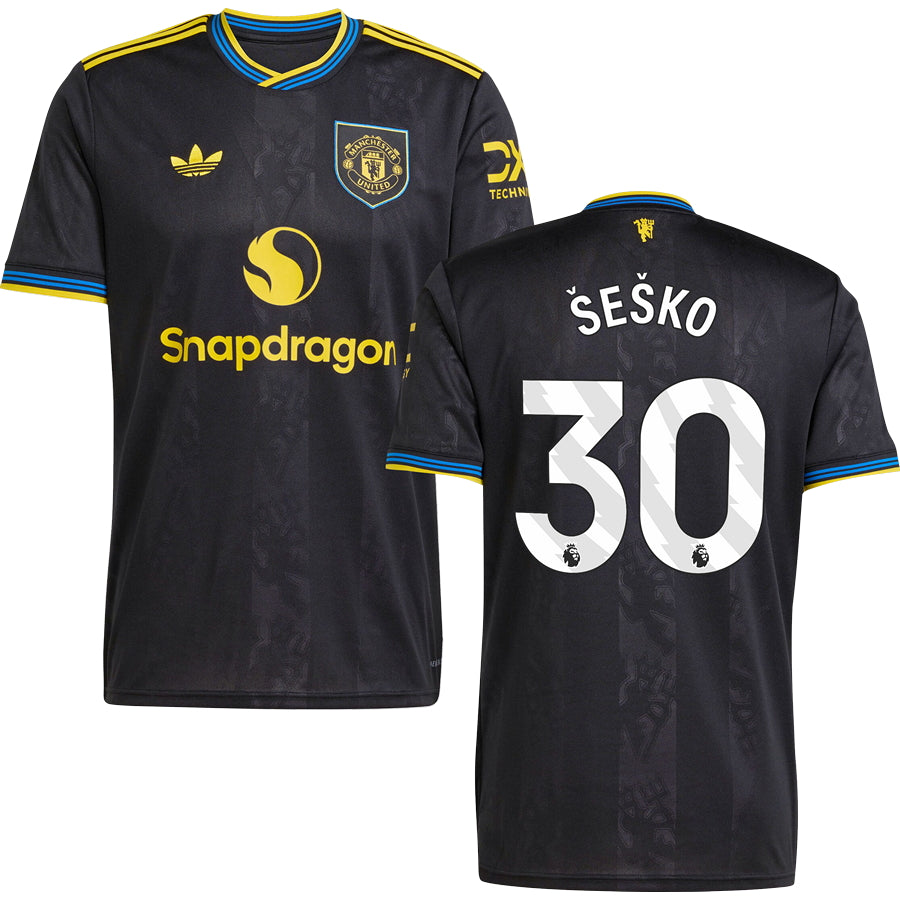 Manchester United Third Jersey 2025/26 Adults-Footzilla