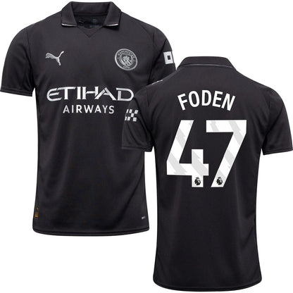 Manchester City Away Jersey Stadium 2025/26 Adults-Footzilla