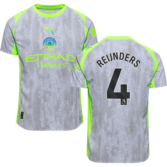 Manchester City #4 REIJNDERS Third Jersey 2025/26 Adults-Footzilla