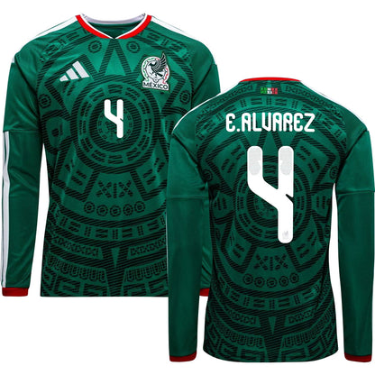 Mexico World Cup 2026 Home Long Sleeve Jersey Adults