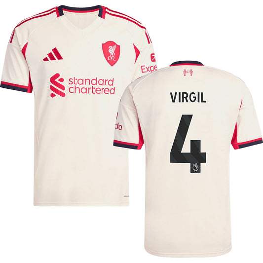 Liverpool Away #4 VIRGIL Jersey 2025/26 Adults-Footzilla