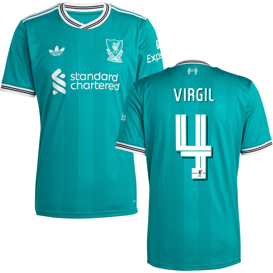 Liverpool Third #4 VIRGIL Jersey 2025/26 Adults-Footzilla