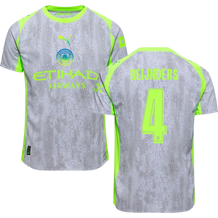 Manchester City #4 REIJNDERS Third Jersey 2025/26 Adults-Footzilla