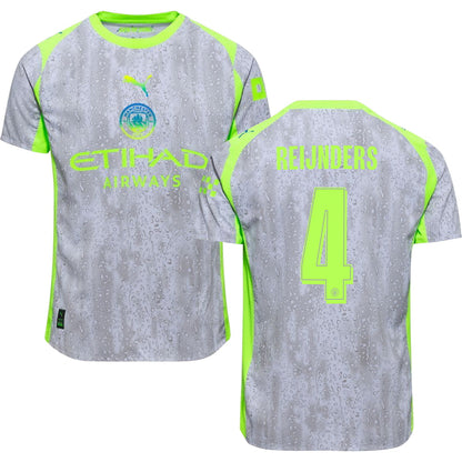 Manchester City #4 REIJNDERS Third Jersey 2025/26 Adults-Footzilla