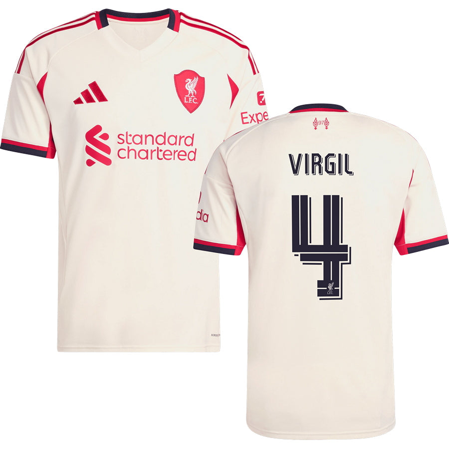 Liverpool Away #4 VIRGIL Jersey 2025/26 Adults-Footzilla