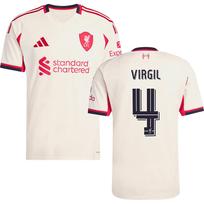 Liverpool Away #4 VIRGIL Jersey 2025/26 Adults-Footzilla