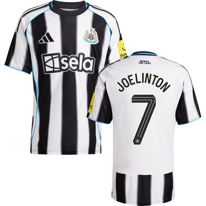 Newcastle United FC #7 JOELINTON Home Jersey 2025/26 Adults-Footzilla