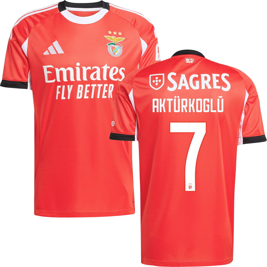 Benfica Home Jersey 2025/26 Adults-Footzilla