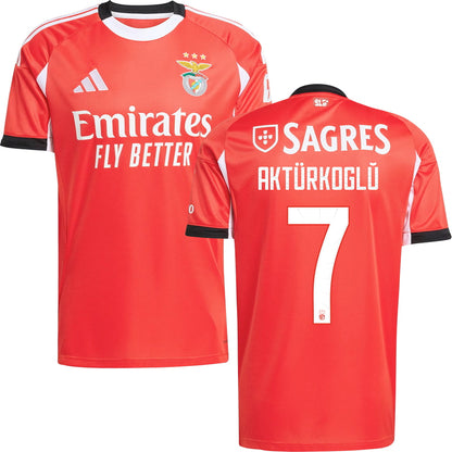 Benfica Home Jersey 2025/26 Adults-Footzilla