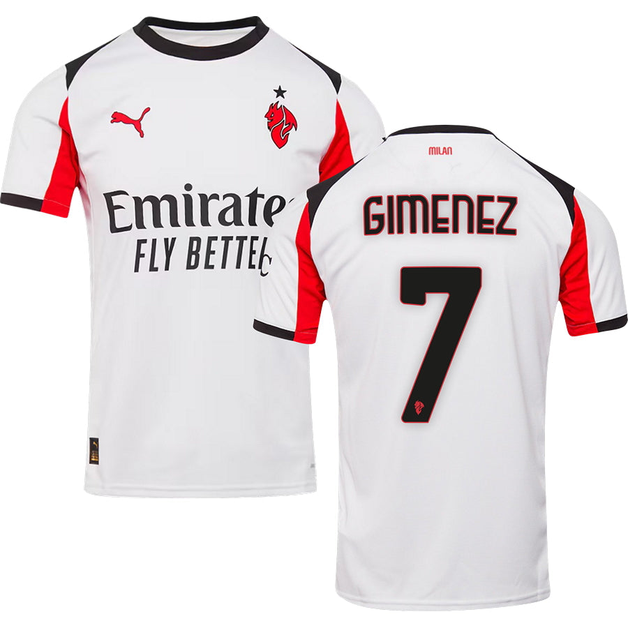 Milan AC Away Jersey 2025/26 Adults-Footzilla