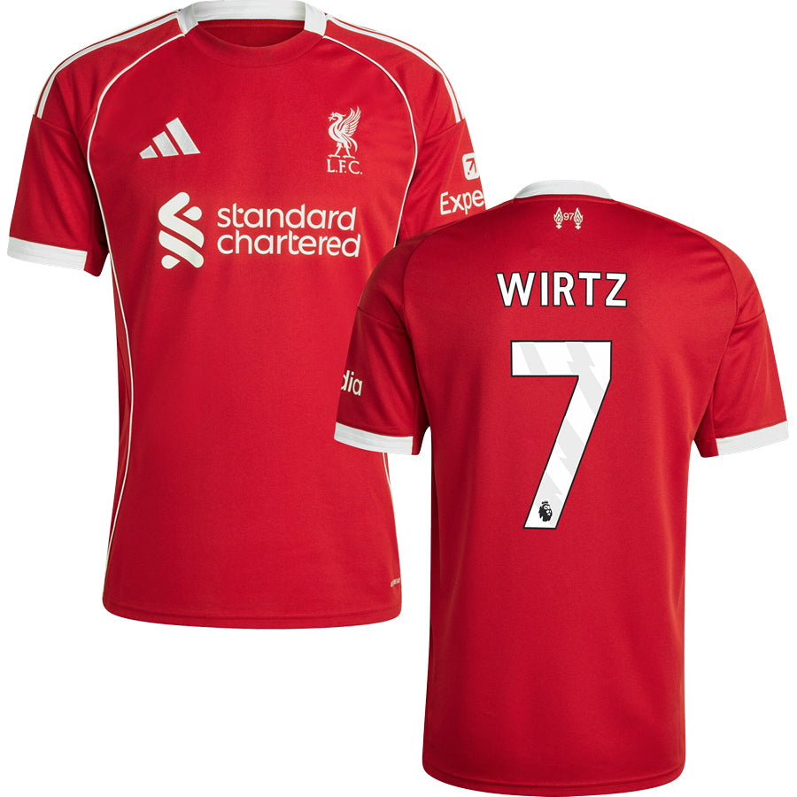 Liverpool Home Jersey 2025/26 Adults-Footzilla