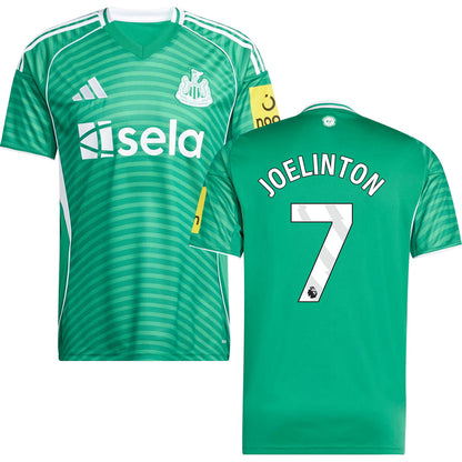 Newcastle United FC #7 JOELINTON Away Jersey 2025/26 Adults-Footzilla