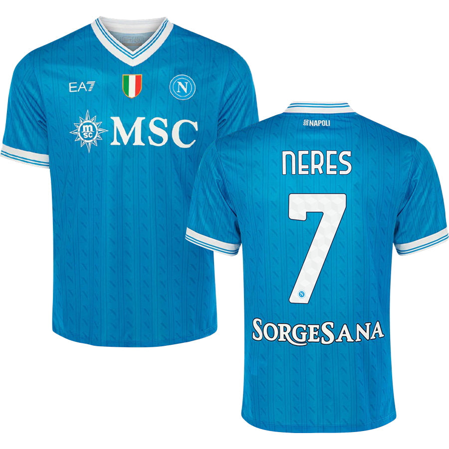 Napoli SSC Home Jersey 25/26 Adults-Footzilla