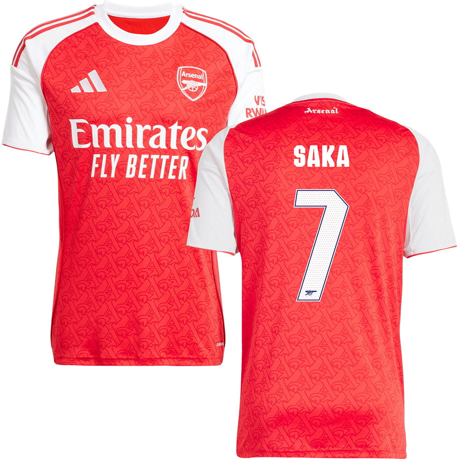 Arsenal Home Jersey Stadium 2025/26 Adults-Footzilla