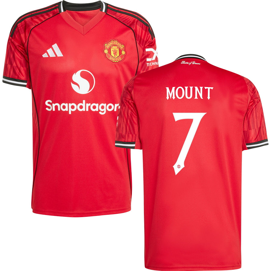 Manchester United #7 MOUNT Home Jersey 2025/26 Adults-Footzilla