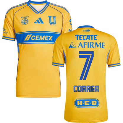 Tigres UANL Home Jersey 2025/26 Adults-Footzilla