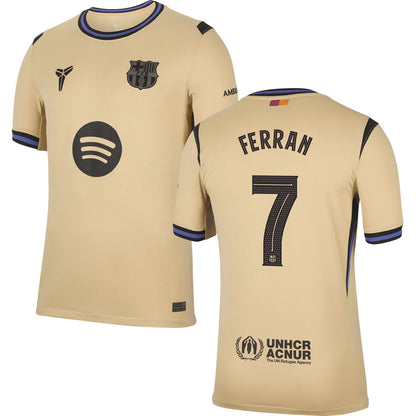 Barcelona FC Away #7 FERRAN Jersey 2025/26 Adults-Footzilla