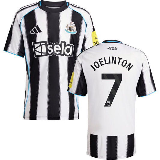 Newcastle United FC #7 JOELINTON Home Jersey 2025/26 Adults-Footzilla