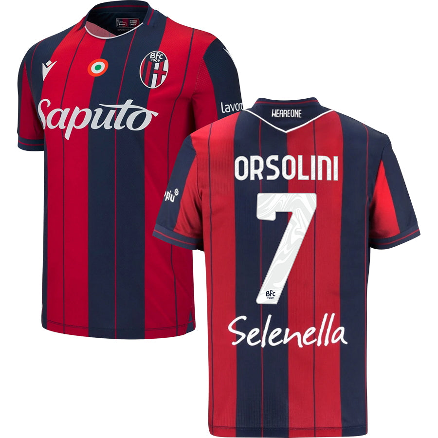 Bologna FC Home Jersey 2025/26 Adults-Footzilla