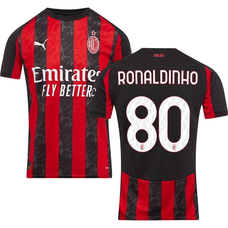 Milan AC Home Jersey 2025/26 Adults-Footzilla